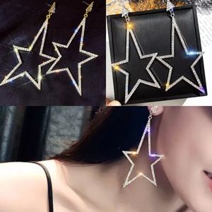 Extra Superstar Rhinestone Earrings